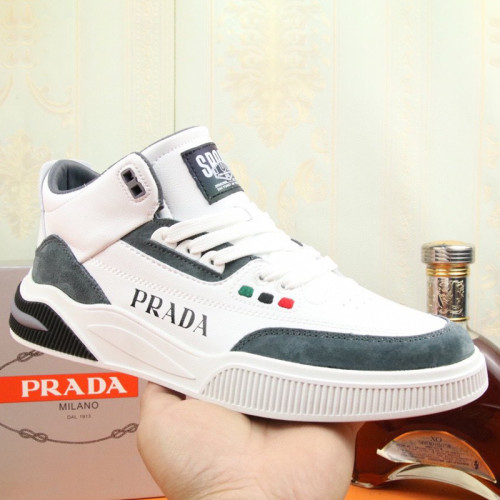 Prada Mens Shoes Sneakers Casual Shoes for Men Luxury Brand Breathable Fashion Sneakers with Original Box