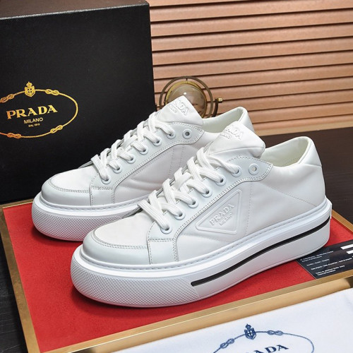 Prada Mens Shoes Sneakers Casual Shoes for Men Luxury Brand Breathable Fashion Sneakers with Original Box