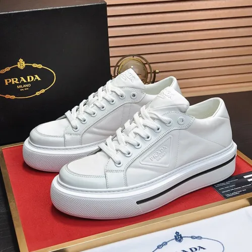 Prada Mens Shoes Sneakers Casual Shoes for Men Luxury Brand Breathable Fashion Sneakers with Original Box