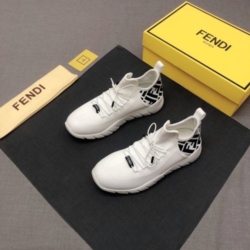 Fendi Mens Shoes Fashion Sneakers Luxury Brand Casual Shoes for Men with Original Box