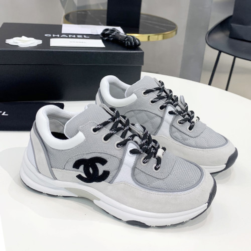 Chanel Mens Shoes Sneakers Luxury Brand Sports Shoes Breathable Design with Original Box
