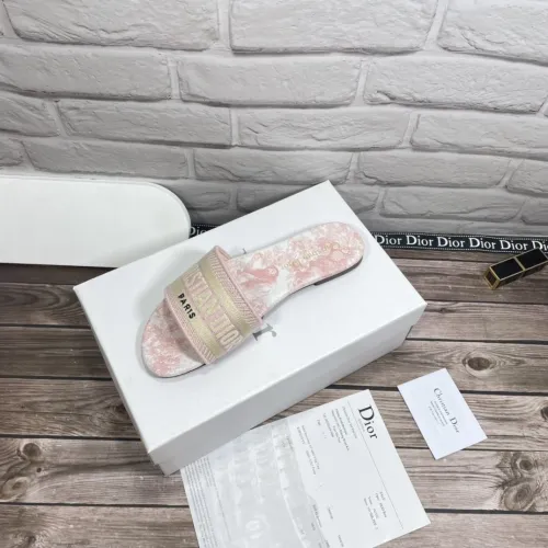Dior Women Shoes Mule DWAY SLIDE Luxury Brand Womens Sandals Slippers with Original Box