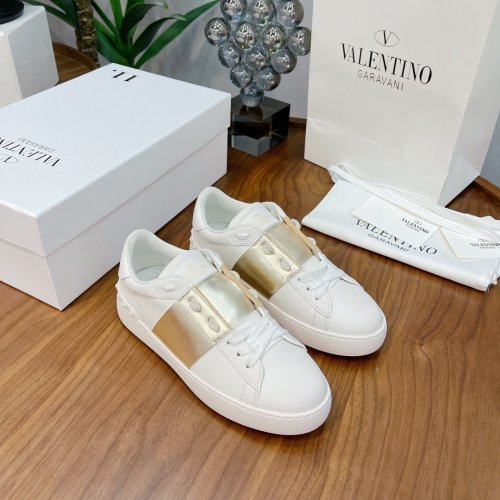 Valentino Men Shoes Fashion Design Luxury Brand OPEN SNEAKER WITH VLTN PRINT with Original Box WY0S0830BLUA01