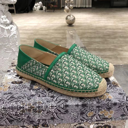 Dior Women Shoes Luxury Brand Design Dior Espadrille Nude Mesh Embroidery Womens Shoes with Original Box