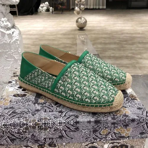Dior Women Shoes Luxury Brand Design Dior Espadrille Nude Mesh Embroidery Womens Shoes with Original Box
