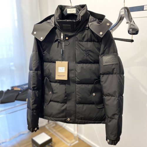 Burberry Design Mens Womens Winter Windprood Down Jackets Keep Warm 90% White Duck Down