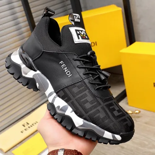 Fendi Mens Shoes Fashion Sneakers Luxury Brand Casual Shoes for Men with Original Box