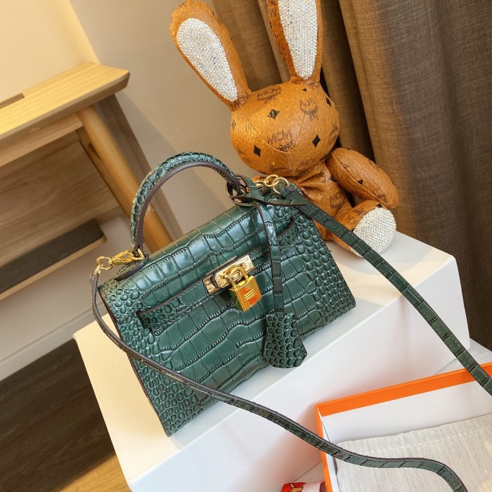 Hermes Womens Bags Handbags Luxury Brand Fashion Hermès Kelly Mini Kelly Second Generation Totes