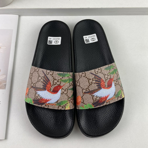 Gucci Mens Shoes Sandals Slides Slippers Luxury Brand Thick Sole Design with Original Box