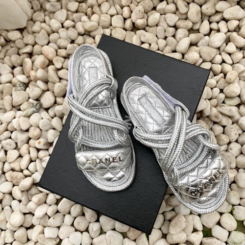 Chanel Womens Shoes Sandals Summer Luxury Brand Slippers Slides Sandals for Women with Original Box