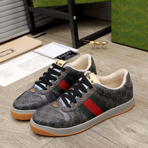 Gucci Mens Shoes Luxury Brand Men's Gucci Tennis Sneaker with Original Box