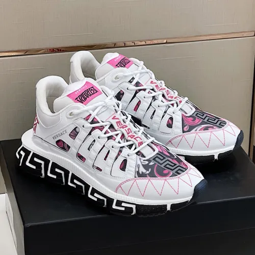 Versace Mens Shoes Sneakers Fashion Design Luxury Brand TRIGRECA SNEAKERS with Original Box