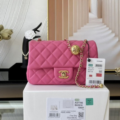 Chanel Womens Bags Crossbody Bag Classic Handbag CF Mini Luxury Brand with Original Box