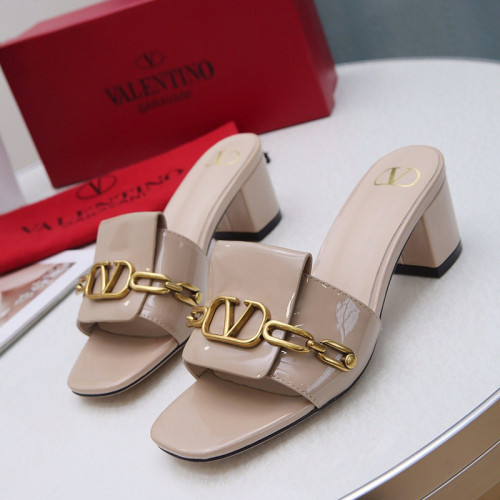 Valentino Womens Shoes Vlogo Sandals Mid Heels Mules 5.5cm