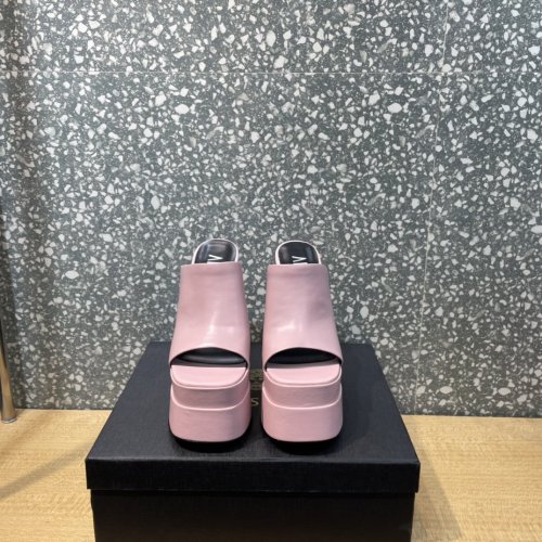 Versace Brand Womens Sandals Shoes Pumps Leather Big Size LA MEDUSA LEATHER PUMPS Design Luxury Brand Sandals for Women