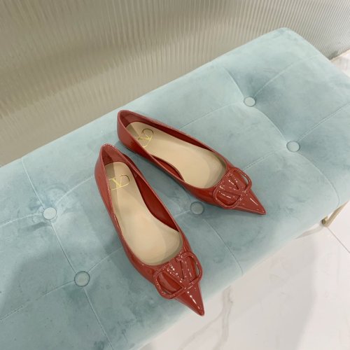 Valentino Women Shoes Mule Flip Flop Sandals VLOGO SIGNATURE CALFSKIN PUMP Flat Luxury Brand with Original Box
