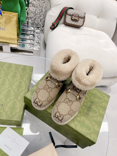 Gucci Womens Shoes Fashion Boots Luxury Brand Womens Ankle Boots with Original Box