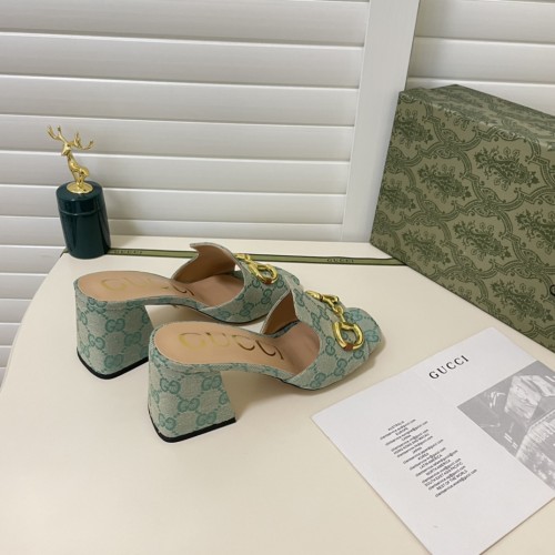 Gucci Womens Shoes Sandals Casual Design Luxury Brand Classic Leather Women's slide sandal with Horsebit with Original Box