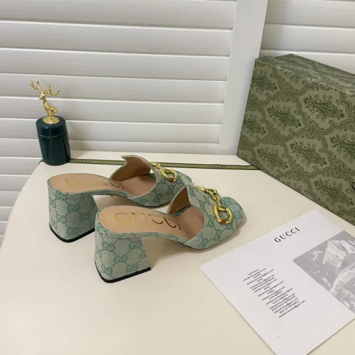 Gucci Womens Shoes Sandals Casual Design Luxury Brand Classic Leather Women's slide sandal with Horsebit with Original Box