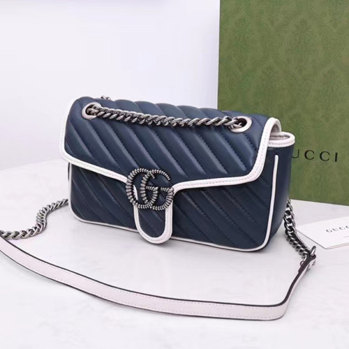Gucci Womens Bags Shoulder Messenger Bag Luxury Brand Small GG Marmont bag with Original Box