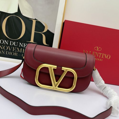 Valentino Womens Bags Crossbody Bag Luxury Brand SUPERVEE CALFSKIN CROSSBODY BAG with Original Box