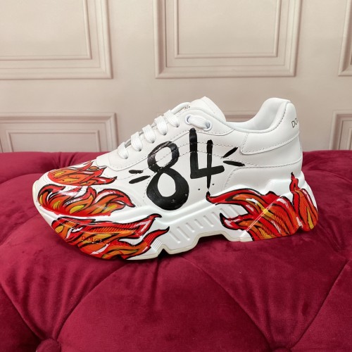 Dolce&Gabbana Womens Shoes Sneakers Luxury Brand Mixed-material Daymaster sneakers with DG logo CS1941AQ7098B706