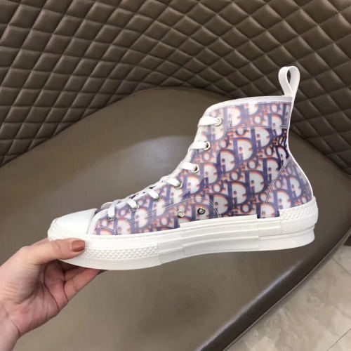 Dior Womens Mens Shoes Sneakers Luxury Brand Unisex Design B23 High-Top Sneaker with Box