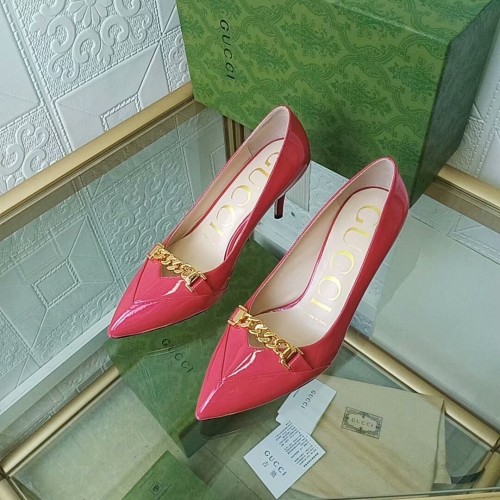 Gucci Womens Shoes Pump High Heels 7.5cm