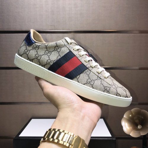 Gucci Womens Shoes Fashion Sneakers Lace-Up Luxury Brand Women's Ace Embroidered Sneaker with Original Box