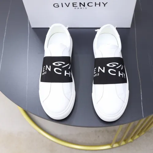 Givenchy Men Shoes Fashion Type Luxury Brand GIVENCHY SNEAKERS IN LEATHER WITH LATEX BAND with Original Box