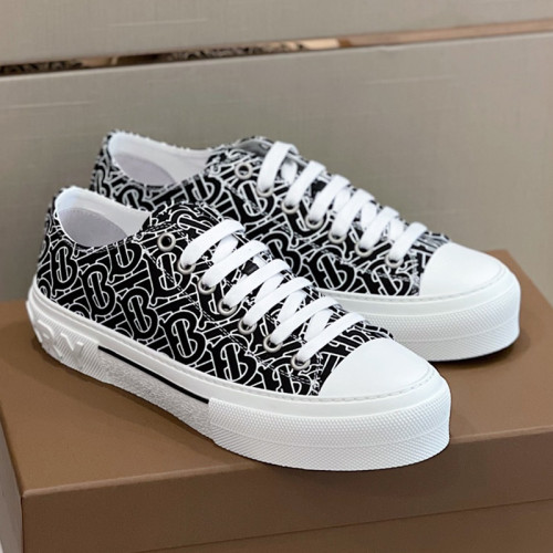Burberry Mens Shoes Sneakers Fashion Type Luxury Brand Vintage Check Cotton Sneaker with Original Box
