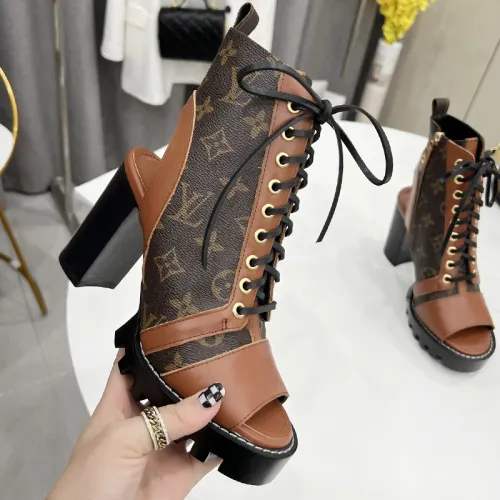 Louis Vuitton Womens Shoes Ankle Boots Leather Design Luxury Brand Summer Fashion Sandals PASSENGER SILHOUETTE BOOT with Original Box