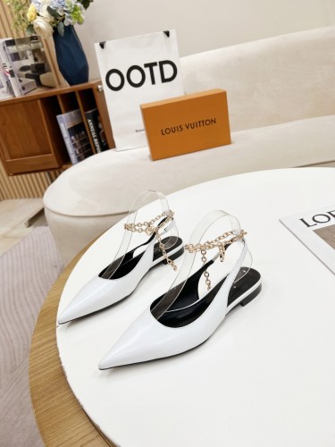 Louis Vuitton Womens Shoes Sandals Slippers Leather Design Luxury Brand Fashion Sandals with Original Box