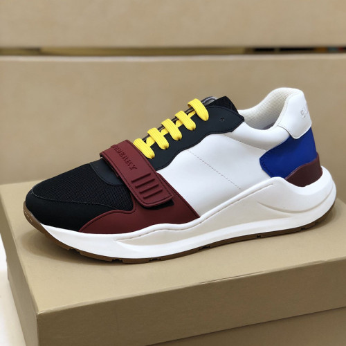 Burberry Mens Shoes Sneakers Fashion Type Luxury Brand Vintage Check Cotton Sneaker with Original Box