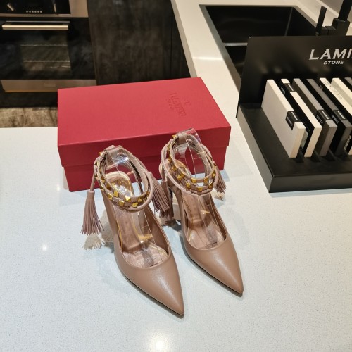 Valentino Womens Shoes Rockstud Slingback Pump 8cm