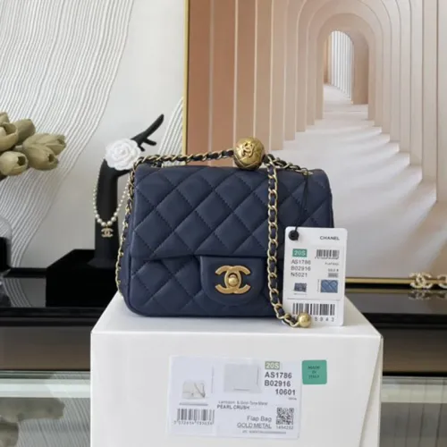 Chanel Womens Bags Crossbody Bag Classic Handbag CF Mini Luxury Brand with Original Box