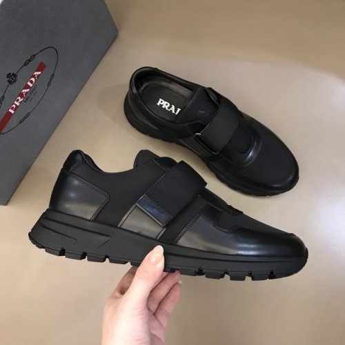 Prada Mens Shoes Sneakers Casual Shoes for Men Luxury Brand Breathable Fashion Sneakers with Original Box
