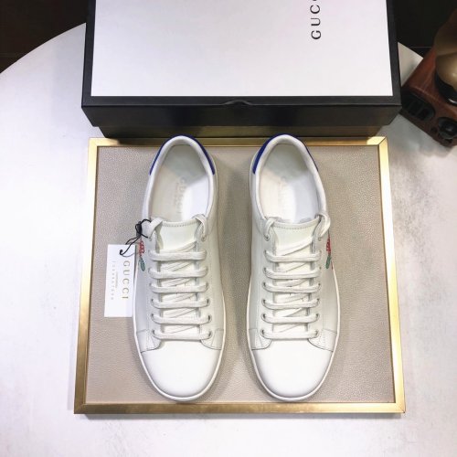 Gucci Womens Shoes Fashion Sneakers Lace-Up Luxury Brand Women's Ace Embroidered Sneaker with Original Box