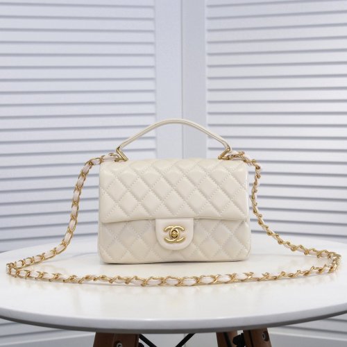 Chanel Womens Bags Crossbody Bag Fap Bag with Top Handle