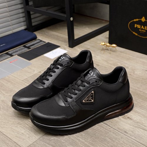 Prada Mens Shoes Sneakers Casual Shoes for Men Luxury Brand Breathable Fashion Sneakers with Original Box