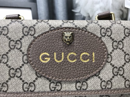 Gucci Womens Mens Bags Crossbody Shoulder Messenger Bags Luxury Brand Gucci GG Supreme Neo Vintage Small Messenger Bag with Original Box 501050 9C2VT 8745