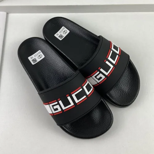 Gucci Mens Shoes Sandals Slides Slippers Luxury Brand Thick Sole Design with Original Box