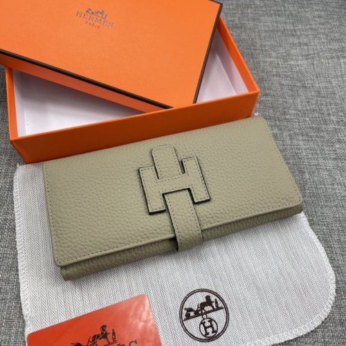 Hermes Womens Mens Wallets Purse Bag Clutch Leather Design Coin Bag with Original Box