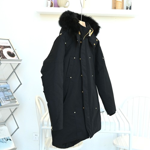 Moose Knuckles Design Mens Womens Winter Windprood Down Jackets Keep Warm 90% White Duck Down