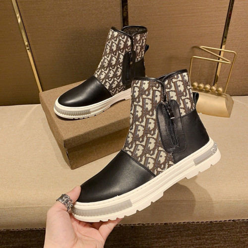 Dior Men Shoes Boots Fashion Design Luxury Brand Ankle Boots for Men with Original Box