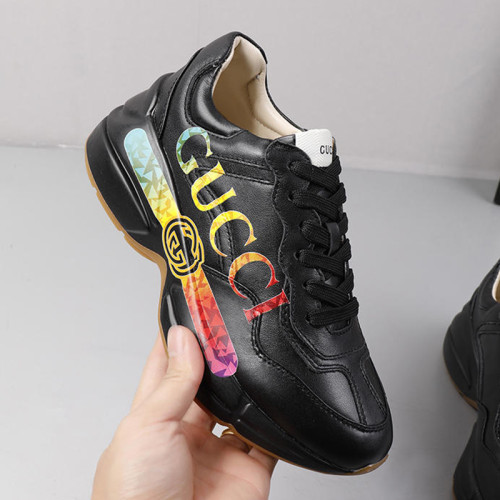 Gucci Womens Shoes Sneakers Fashion Type Luxury Brand Design Rhyton Sneaker with Original Box