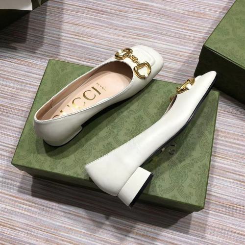Gucci Womens Shoes Women's Low-heel Pump with Horsebit