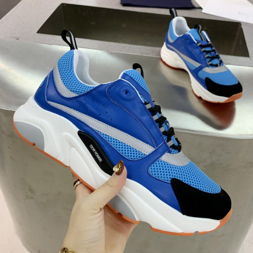 Dior Mens Shoes Sneakers Luxury Brand Breathable Design B22 SNEAKER with Original Box