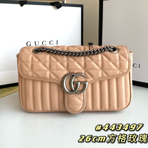 Gucci Womens Bags Shoulder Messenger Bag Luxury Brand Small GG Marmont bag with Original Box
