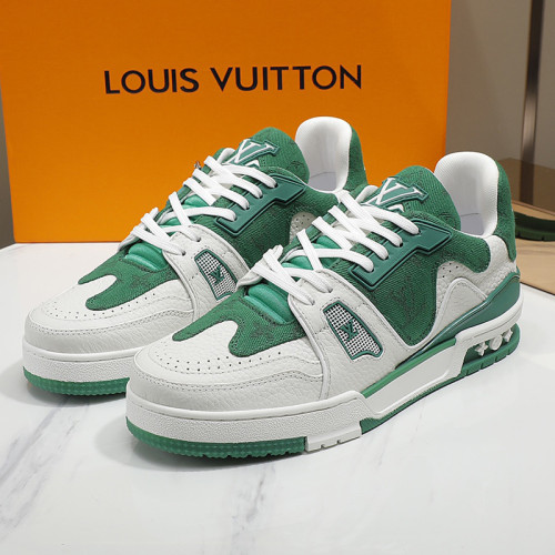 Louis Vuitton Men Shoes Fashion Sneakers Design Luxury Brand LV TRAINER SNEAKER with Original Box 1A9ZC2